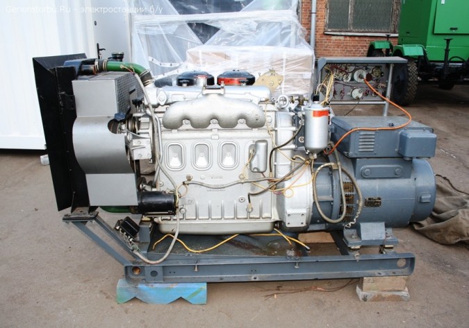 Дизельный генератор с конверсии АД-60 (60 кВт) ЯМЗ 236 г. Москва.